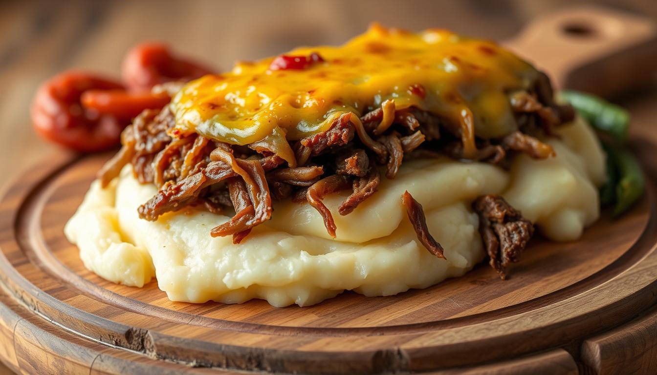 Escondidinho, Carne, Seca